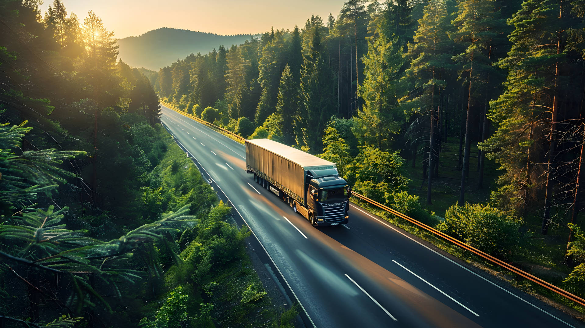 Dark Scania S series truck
